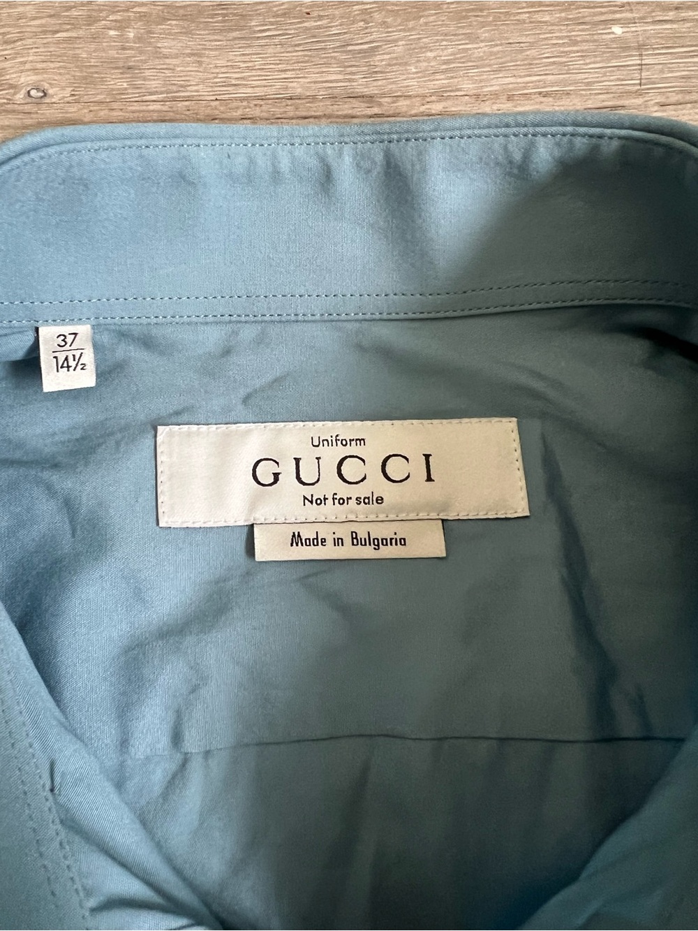 Gucci Light Blue Men's Dress Shirt